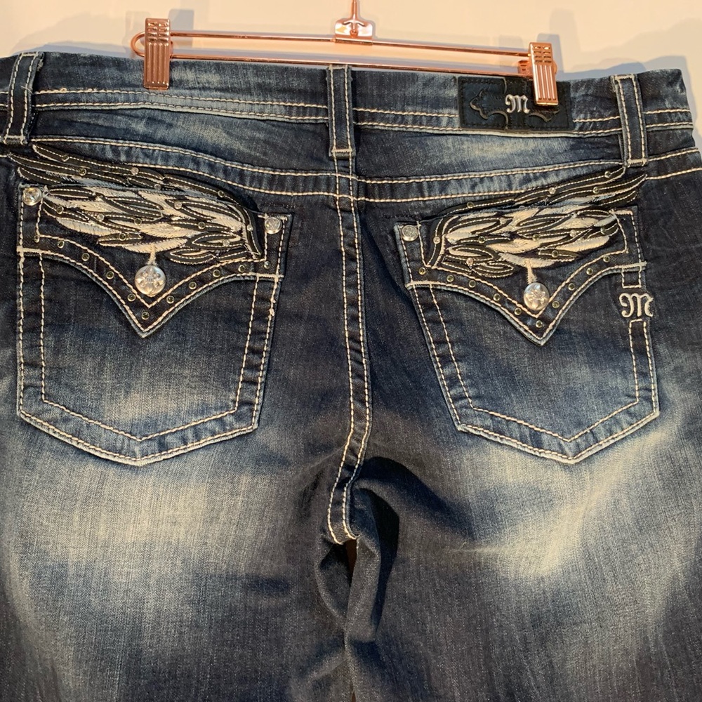 Miss Me Mid-Rise EasyBoot Dark wash jeans women’s